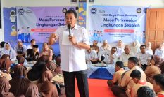 Bupati Maesyal Motivasi Pelajar SMP dan SMK Satya Muda Gemilang di Masa MPLS