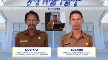 Ir. H. Syakhril Hadrianadi Apresiasi Dua ASN PUPRP Tanah Laut Raih Penghargaan Disiplin & Berintegritas