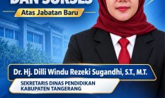 Dr. Hj.  Dilli  Windu  Rezeki  Sugandhi, S.T., M.T. Dilantik Menjadi Sekretaris Dinas Pendidikan Kabupaten Tangerang